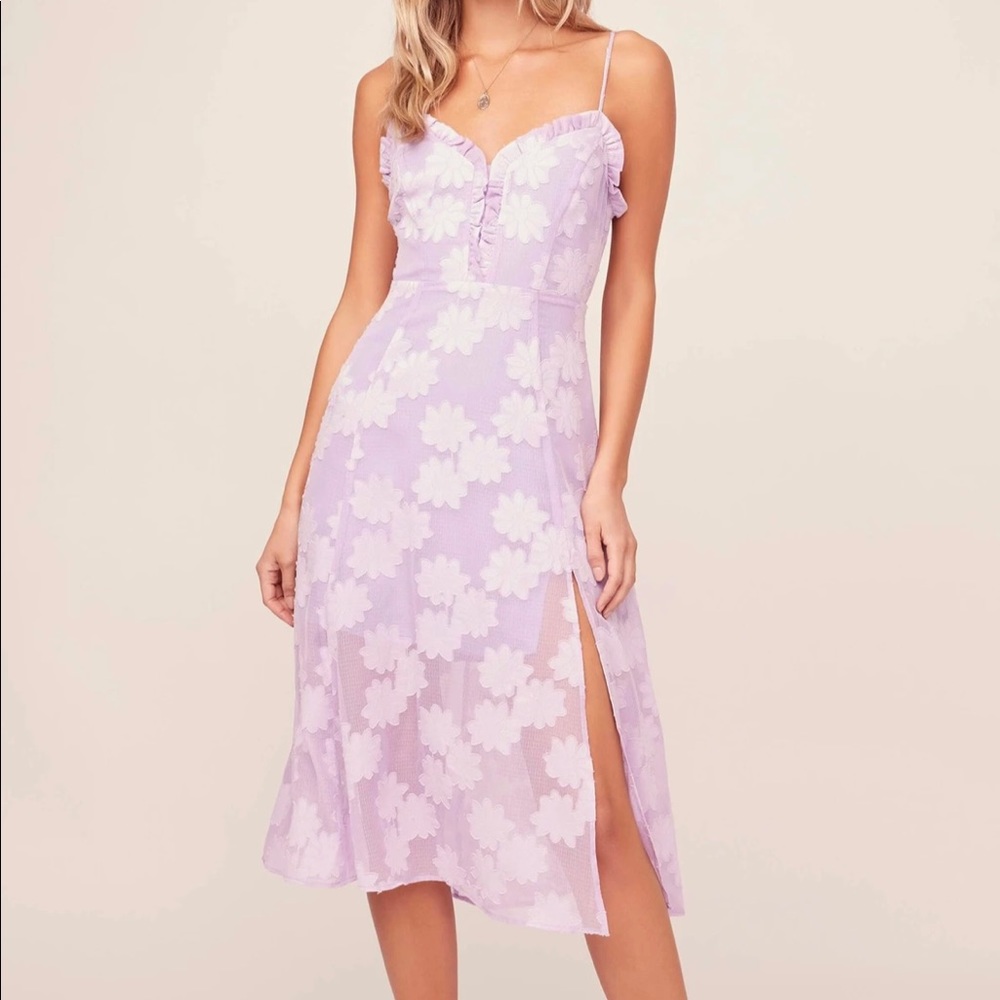 ASTR Elaina Floral Midi Dress